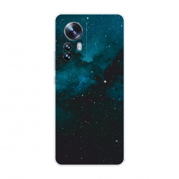 Силиконовый чехол Синий космос на Xiaomi 12 Pro