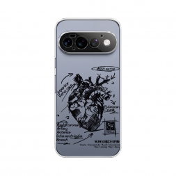 Силиконовый чехол Анатомическое сердце 2 на Google Pixel 11 Pro