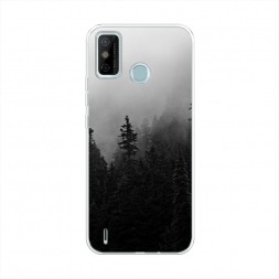 Силиконовый чехол Туманный лес на Tecno Spark 6 GO