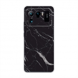 Силиконовый чехол Черный минерал на Xiaomi Mi 11 Ultra