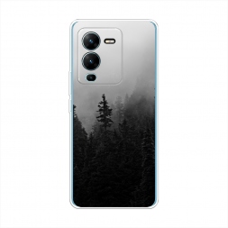 Силиконовый чехол Туманный лес на Vivo V25 Pro 5G