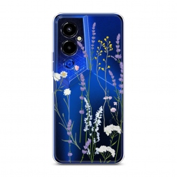 Силиконовый чехол Хрупкие полевые цветы на Tecno Pova 4 pro