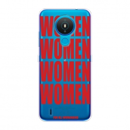Силиконовый чехол WOMEN на Nokia 1.4