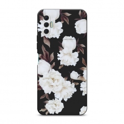 Матовый силиконовый чехол Цветочная хрупкость 2 на Tecno Spark 8P