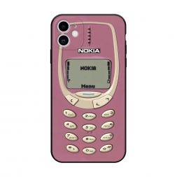 Матовый силиконовый чехол Розовая нокиа на iPhone 11