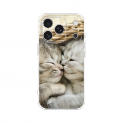 Силиконовый чехол Милые котята на iPhone 17 Pro