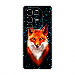 Силиконовый чехол Волшебная лиса на Infinix Note 50 pro