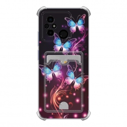 Карман Бабочки в розовом сиянии на Xiaomi Poco C55