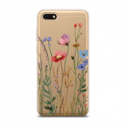 Силиконовый чехол Высокие цветы на Huawei Y5 Lite (2018)