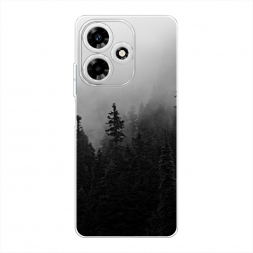 Силиконовый чехол Туманный лес на Infinix Hot 30