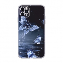 Силиконовый чехол Кристальные бабочки на iPhone 11 Pro