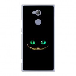 Силиконовый чехол Зеленоглазый чеширский кот на Sony Xperia XA2 Ultra