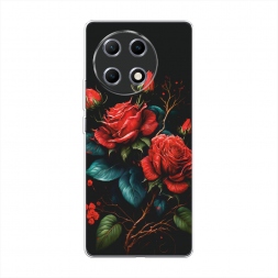 Силиконовый чехол Готичные розы на Tecno Camon 30S