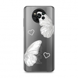 ����������� ����� white butterflies 2 �� Xiaomi Poco X3 Pro