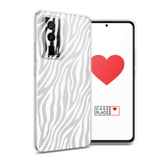 Силиконовый чехол Зебра на Redmi K60