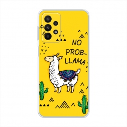 Силиконовый чехол No probLLama на Samsung Galaxy A23