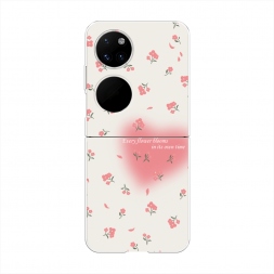 ����������� ����� Blooms in time pink �� Huawei P50 pocket