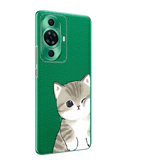 Силиконовый чехол Пухлый котик на Huawei Nova 11 Pro