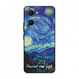 Матовый силиконовый чехол De sterrennacht Vincent van Gogh на Vivo Y03