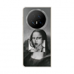 Силиконовый чехол Mona Lisa sucking lollipop на HONOR Magic V5