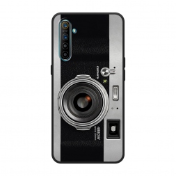 Матовый силиконовый чехол Ретро камера на Realme XT