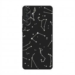 Матовый силиконовый чехол Созвездия на Samsung Galaxy M55