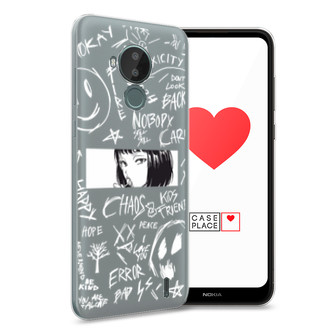 ����������� ����� Manga graffiti white �� Nokia C30