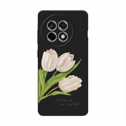 Матовый силиконовый чехол Romance on earth 2 на Oneplus Ace 5 Pro