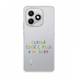 Силиконовый чехол Слушай своё сердце на Honor X8d
