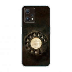 Силиконовый чехол Старинный телефон на Realme 9 Pro Plus