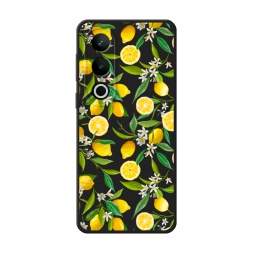 Матовый силиконовый чехол Сочные лимоны на Oneplus Nord CE4