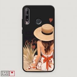 Матовый силиконовый чехол Всегда выбирай себя 1 на Huawei Y7p