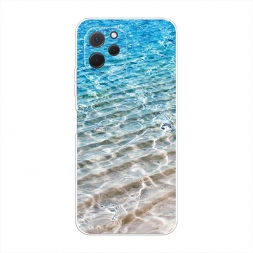 Силиконовый чехол Волны 10 на HuaweI Nova Y61