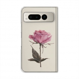 Силиконовый чехол Меланхоличная роза на Google Pixel Fold