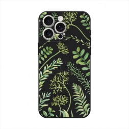 ������� ����������� ����� Green Leaves �� iPhone 15 Pro Max