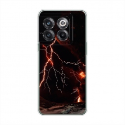 Силиконовый чехол Молния 4 на OnePlus Ace Pro
