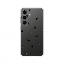 Силиконовый чехол Сердца на Samsung Galaxy S25