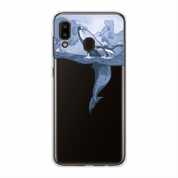 Силиконовый чехол Два измерения на Samsung Galaxy A30