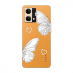 ����������� ����� white butterflies 2 �� Oppo Reno 7 4G
