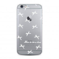 Силиконовый чехол How to tie a bow 1 на iPhone 6