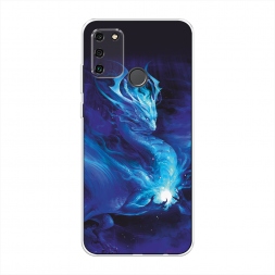 Силиконовый чехол Лунный дракон на Honor 9A
