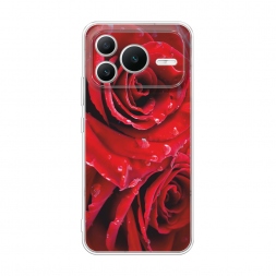 Силиконовый чехол Страстные розы на Honor Power2