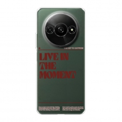 Силиконовый чехол Live in the moment на Poco C61