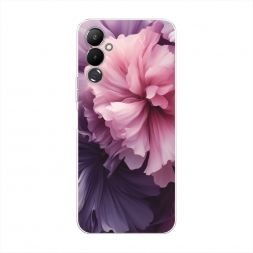 Силиконовый чехол Фиолетовые бутоны на Tecno Pova 4