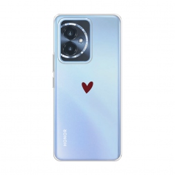 Силиконовый чехол Маленькое красное сердечко на Honor 100