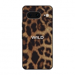 Матовый силиконовый чехол Wild на леопарде на Google Pixel 8