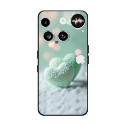 Матовый силиконовый чехол Сахарные сердечки на Nothing Phone 3