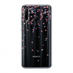 Силиконовый чехол Посыпка сердечки на Honor 10i