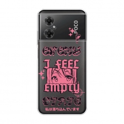 Силиконовый чехол Feel empty на Xiaomi Poco M4 5G