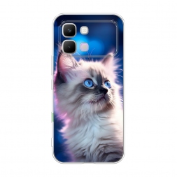 Силиконовый чехол Голубоглазый котёнок на Infinix Note Edge